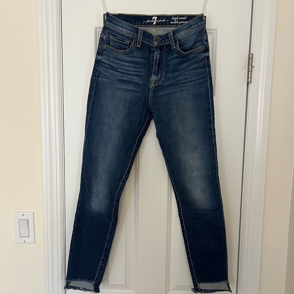 7 For All Mankind mid rise jeans